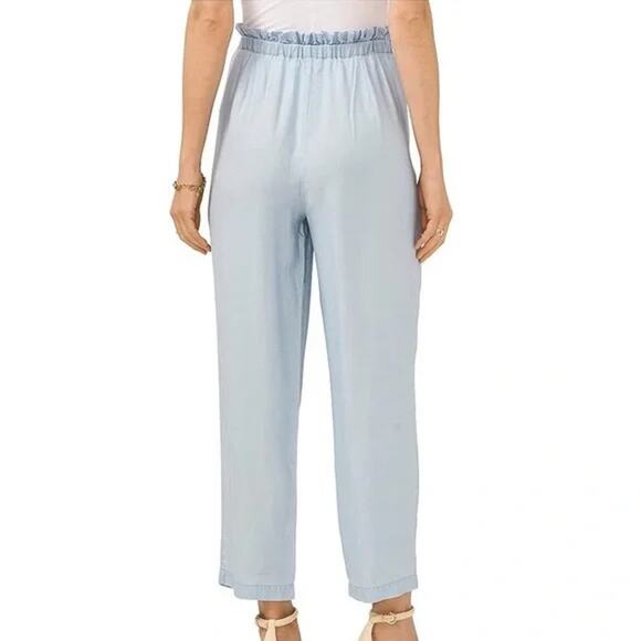 Vince Camuto Paper Bag Waist Pants In Artic Surf Size XL - Picture 11 of 13